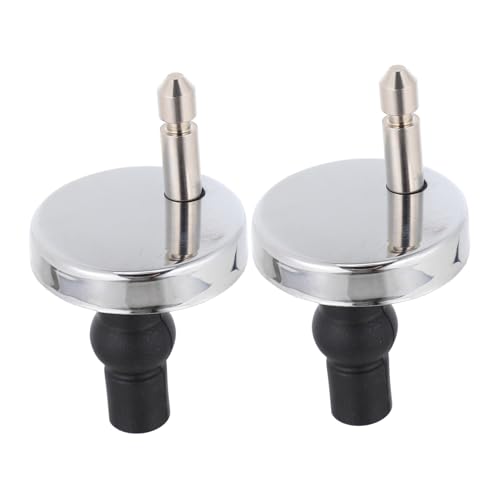 OUNONA Bisagras de Tapa Wc de Aleación de Zinc Kit Rápido de Fijación y Tornillos para Asiento de Inodoro Instalación Sencilla Compatibles con Bisagras Estándar Repuesto Duradero y