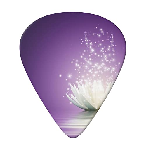 Ensemble de 6 médiators de guitare violet fleur de lotus pour guitare acoustique, guitare électrique, basse, ukulélé… - Les Beatles, Paul McCartney, John Lennon, RIngo Starr, George Harrison Ensemble de 6 médiators de guitare violet fleur de lotus pour guitare acoustique, guitare électrique, basse, ukulélé… – Image 4