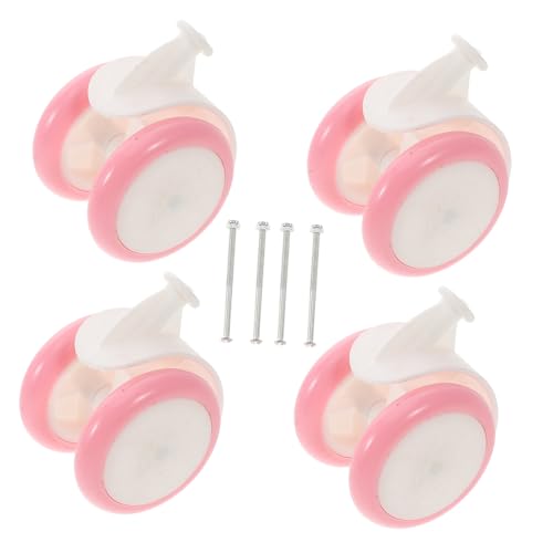 UPKOCH 4個幼児用ウォーカー用交換輪子 軽量で耐久性のあるプラスチック