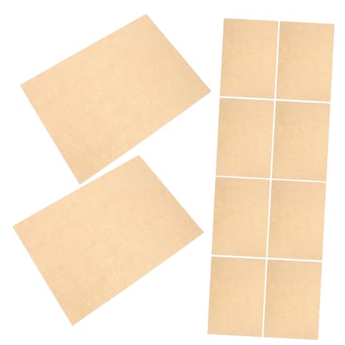 HOMSFOU 50個入り復古パーチメント紙 淡い茶色 文書用手紙 証明書 ディプロマ向け 手紙作成になビンテージ風プリンタ用紙