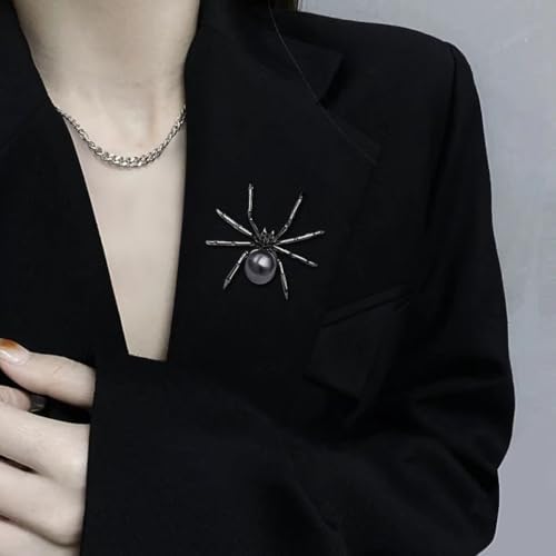 Image of women's animal brooch, rhinestone pearl cubic zirconia high-end temperament animal insect brooch clothing paired with jackets, pins, brooches suitable for women and girls