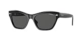 Sin Polarizar Vogue Gafas de Sol VO 5445S Black/Grey 51/18/135 mujer