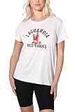 LaGuardia Community College Official College Logo Women's Loose, White, L