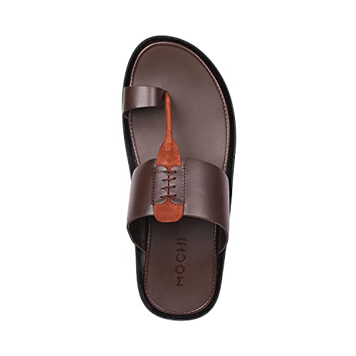 Image of Mochi Men's Faux Leather Casual Everyday Fashion Sandals