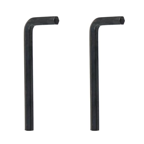 Chinflly Allen Key Wrench 6mm L-Shaped Long Arm Hex Wrenches Black-2Pcs