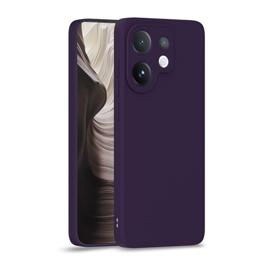 Image of Outlouders Back Cover for Vivo V60 5G / Vivo T4 Pro 5G | Camera Protection | Durable Soft Matte Silicone Bumper Case (Purple)