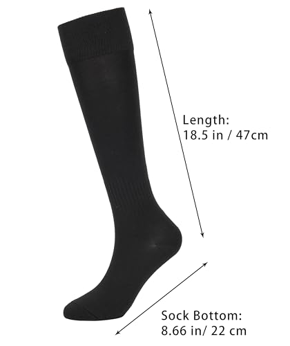 Athletic Soccer Socks for Men - Baseball Football Crew Stockings Knee High Sock for Adult Youth Sport Softball2