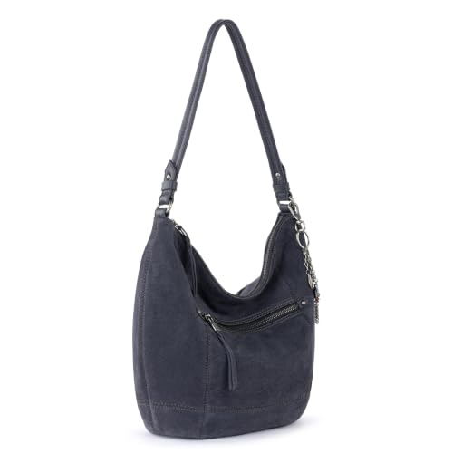 Image of The Sak Sequoia Leather Hobo Bag - Large Slouchy Shoulder Purse, Zip Pocket