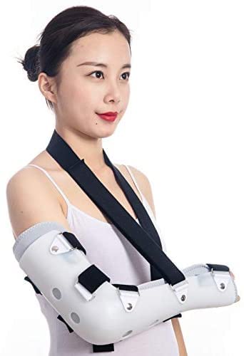 Hombro Brazo Cabestrillo Brazo Cabestrillo Codo Hombro Soporte Acolchado, Reposabrazos médico Transpirable Inmovilizador de Hombro for, Codo y Hombro, Cabestrillo Ajustable para Izquierdo o
