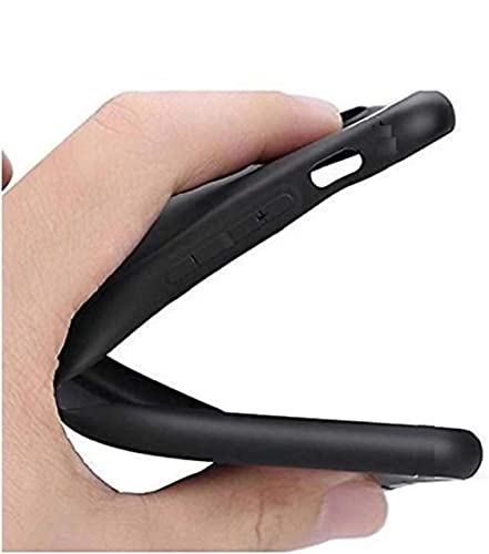 Image of Mobile Back Cover Case for Realme 7I (Silicone Case|CameraProtection|Black SC1510)
