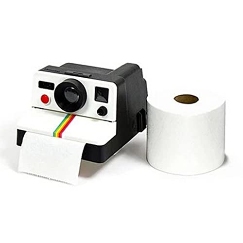 CHYIR Kreativer Retro-Kamera-Form-Toilettenpapierhalter Feuchttücher Toilettenpapierhalter Badezimmer-Dekor Cover
