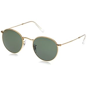 Ray-Ban Rb3447 Lunettes de soleil rondes en métal