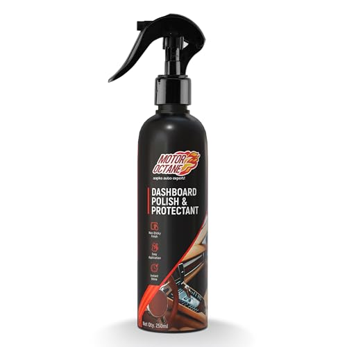 Image of Car Dashboard Polish & Protectant | 250ml (295g) | Dashboard Dresser | Car Polish for Interior Plastic, Vinyl & Leather Trims | Non-Sticky | Protects, Shines & Conditions | Lime Fragrance