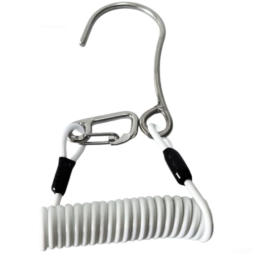 Heavy Duty Dive Clip 16cm for tpu Coated Rope Heavy Duty Dive(White)