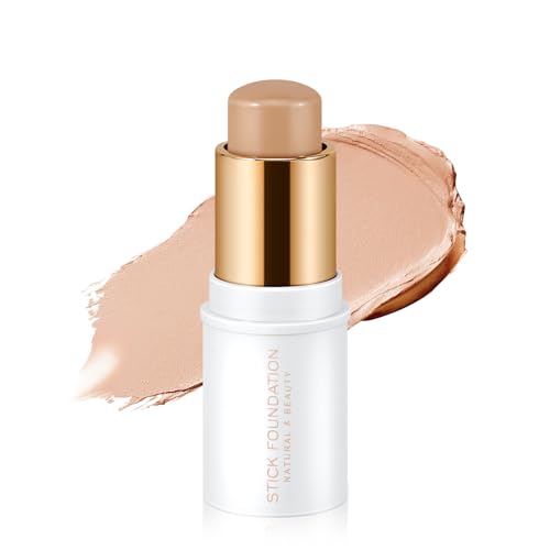 Boobeen Face Foundation Stick Full Coverage, Soft Matte Cream Contour Concealer Stick, Long Lasting Face Body Shaping Makeup Stick, Easy to Blend