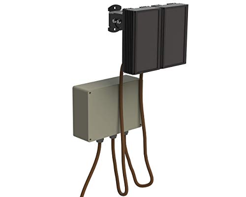 Infrared Illuminator Microlight IR Vario XXL 2.8-12/160 Adjustable Angle for 2.8-12mm Lens up to 350ft Night Vision Outdoor IP67 with PSU-25 88-264 VAC