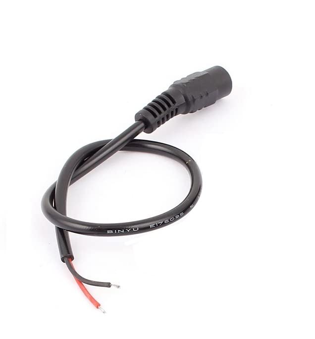 DC Jack Female Power Connector With Wire 5.5×2.1mm (B09XLF4G4L) Amazon Price History, Amazon Price Tracker
