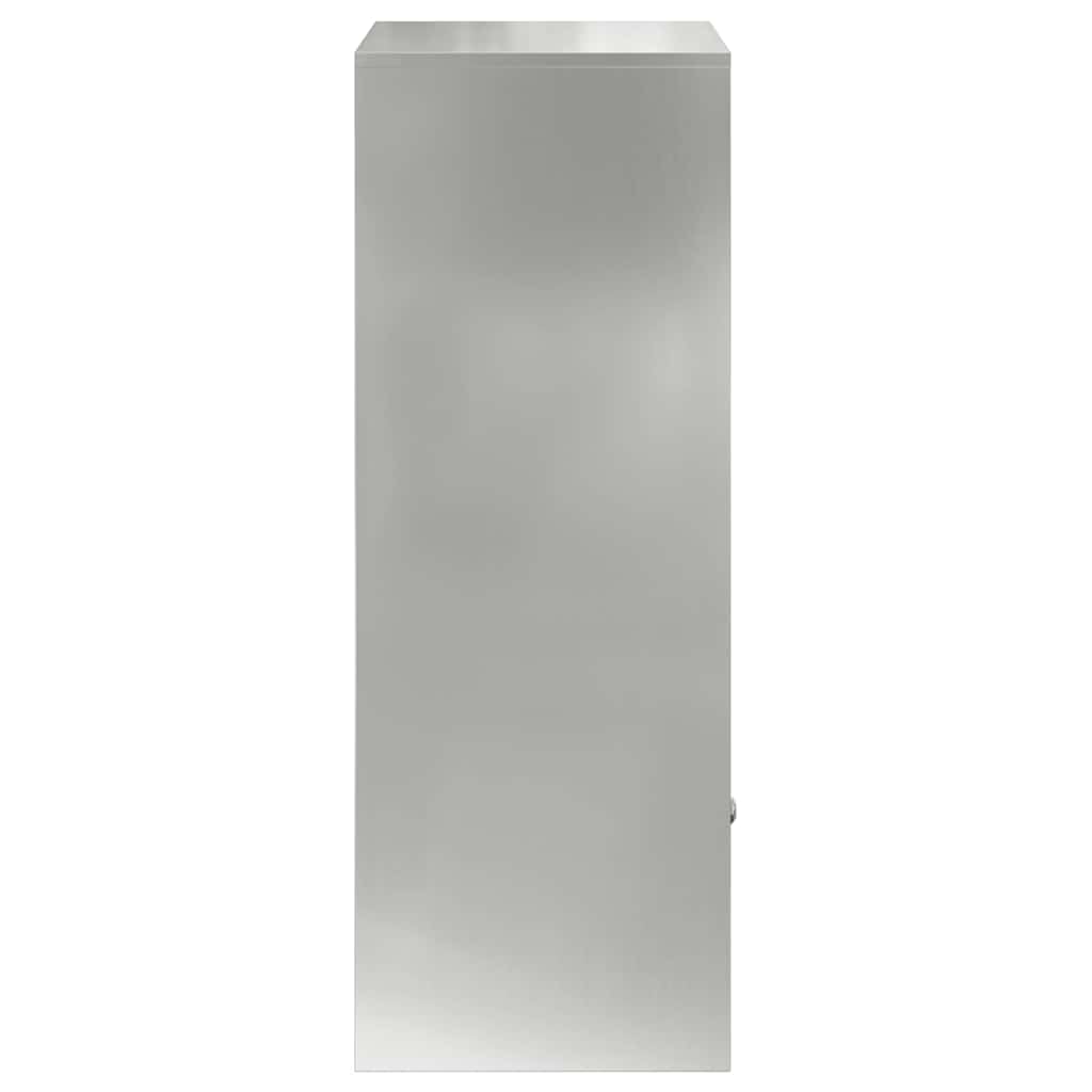vidaXL Boîte de dépôt de Colis avec Stockage Argenté 47,5 x 38 x 59 cm