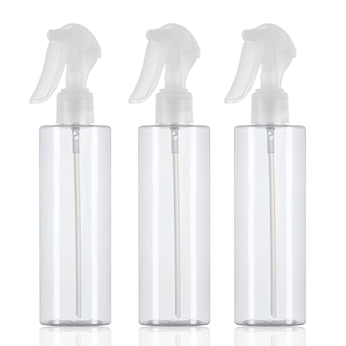 3 Pack Plastic Water Spray Bottle for Hair, 10 oz/300ml Plastic Empty Mister Spray Bottles for Cleaning, Cooking, Plant, Pet