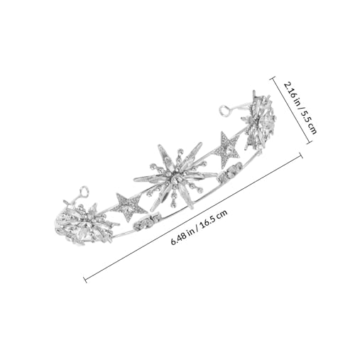 Diadema de estrella cómoda para invitadas de boda que buscan ligereza 2
