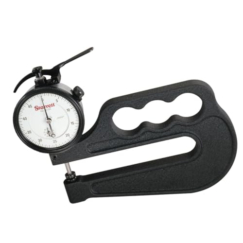 Indicador de espesor Starrett 1015A-4" con dial 0-50 y graduación de 0,0005" para taller