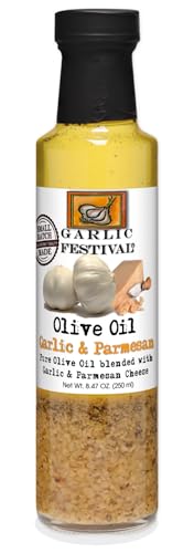 Aceite de oliva con ajo y parmesano 250 ml