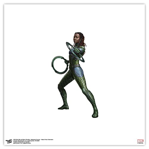 Affiche Marvel Black Panther Wakanda Forever Nakia sans cadre poster carré 30x30 cm
