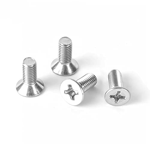 image for AUCELI 8PCS Stainless Steel Brake Disc Rotor Screws, 93600-06014-0H, R