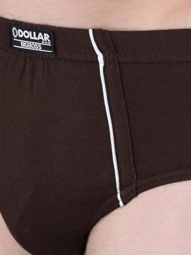 Image of Dollar Bigboss Men's Solid Cotton Brief (Colour May Vary)