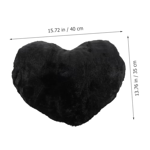 Oreiller amour rose forme cœur en peluche de qualité supérieure et coton PP