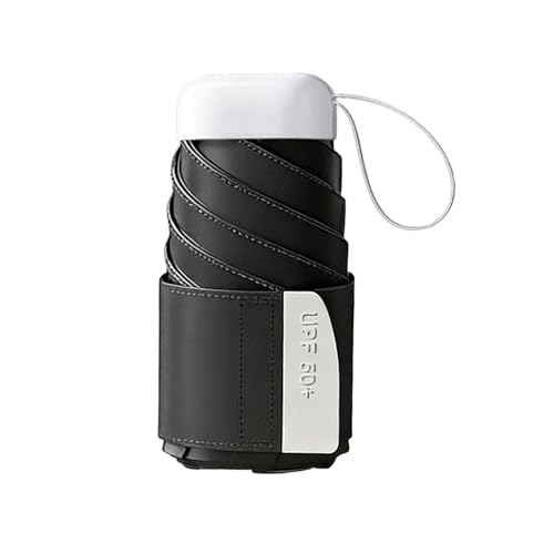 Acunny Paraguas Mini   Plegable Portátil Ligero Impermeable   Sombrilla Plegable Tamaño Viaje   para Bolsillo Monedero Mochila Verano Playa Al Aire Libre Colegio Compras