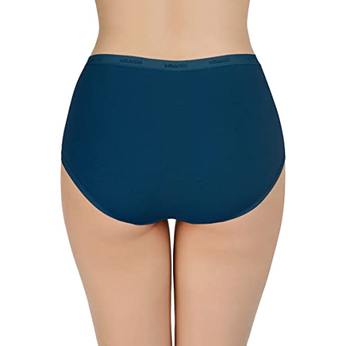 Image of Amante Solid Cotton Full Brief Panty Pack(Pack of 3)