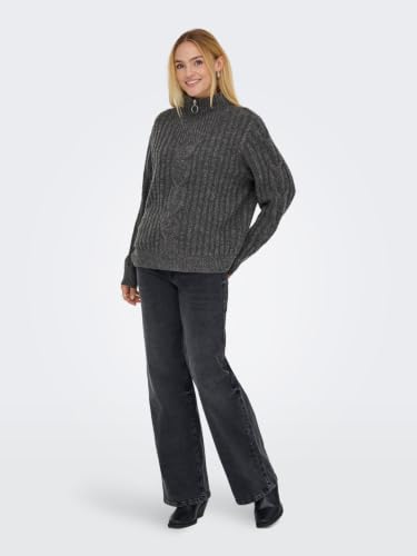 JDY JDYANDREA L/S Zip Cable Pullover KNT – Ansicht 5