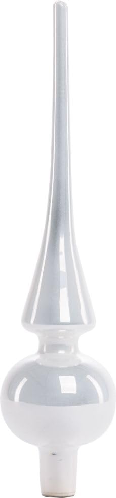 TrendLine Christbaumspitze 26 cm Glas Weiß Baumspitze...
