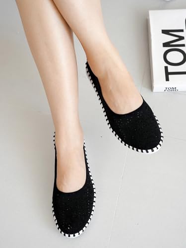 Project Cloud Flats for Women Footwear, Memory Foam & Flexible Outsole Loafers for Women's Fashion Sneakers - Womens Shoes, Sockless Wear Machine Wash Shoes for Women (Petunia) 5