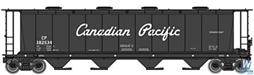 Walthers HO Scale 59' Cylindrical Hopper Canadian Pacific/CP Rail/Black #382598