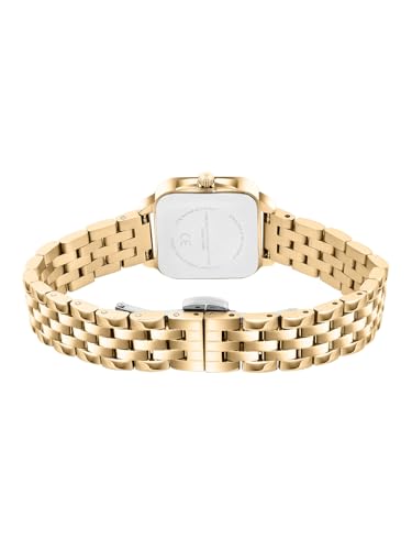 Image of French Connection Bijou Carre | Analog Display | Green Sunray Dial | Stainless Steel Strap | Watch for Women - FCN0217NGM