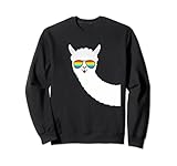 Photo Gallery divertente lgbt gay pride llama rainbow flag occhiali da sole alpaca felpa Photo Gallery divertente lgbt gay pride llama rainbow flag occhiali da sole alpaca felpa