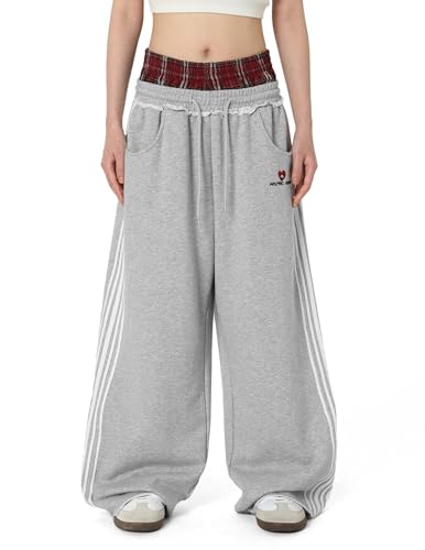 Amazon.com: Aelfric Eden Baggy Wide Leg Sweatpants for Women Men
