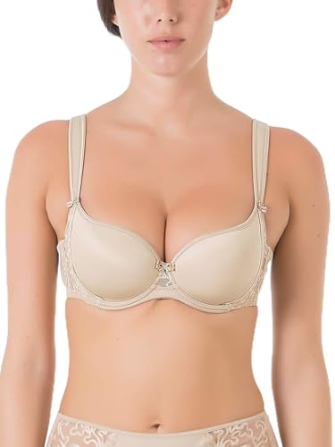 Selmark - 71017-C Sujetador con Aros y Relleno Tirante Ancho Copa C Color: Piel Talla: 105C