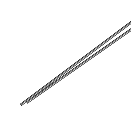 QUARKZMAN Kohlefaserstab, 3mm x 300mm für RC Auto Flugzeug DIY Werkzeug Flügelrohr Quadcopter Arm, Packung mit 2