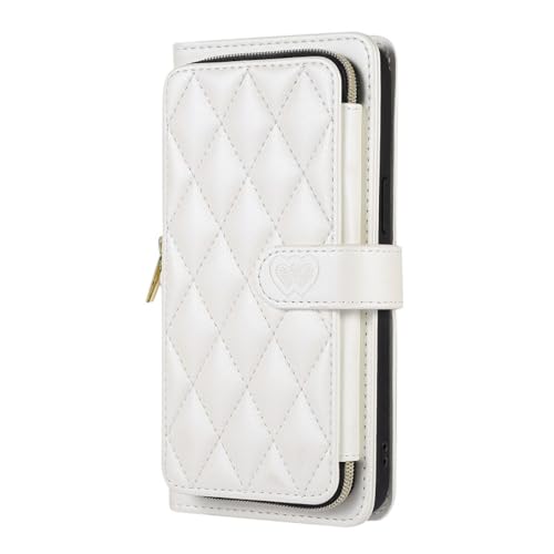 Étui portefeuille iPhone 14 Pro Max blanc un accessoire pur et rassurant