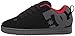 DC Men's Court Graffik Skate Shoe, BLACK/DARK SLATE,8.5 M US
