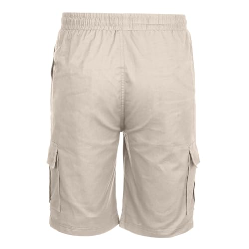Men's Cargo Shorts Drawstring Waisted Lightweight Quick Dry Shorts Summer Casual Rip-Resistant Tactical Pants2