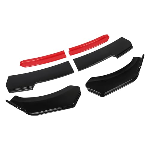 Separador de Lábios de Pára-choque Dianteiro Akozon 6pcs, Tipo de 4 Seções, Difusor de Lábios de Pár