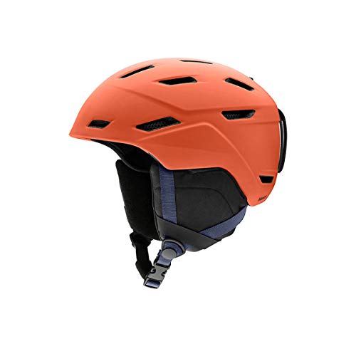 Smith Optics ミッション大人用スキースノーモービルヘルメット(マットレッドロック、スモール51-55CM)