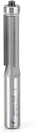 Amana Tool - 47128 Carbide Tipped Flush Trim 1/2 Dia x 1-1/2 x 1/2" Shank 3-Flute EXTR