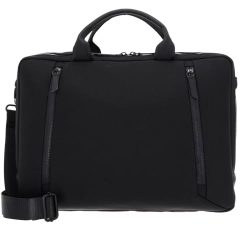 Serviette sac d'ordinateur portable Helsinki Leonhard Heyden 7111 Schwarz noir