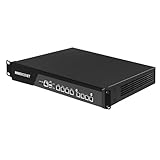 MNBOXCONET 1U Rackmount Firewall Appliance N100, 16GB RAM 256GB SSD, 19'' Rack Hardware Router PC, 8 x 2.5GbE I-226V LAN, U2 OPNsense Homelab Server, Network Triple Display, Console