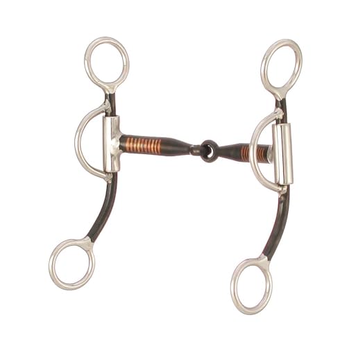 Tough 1 Stainless Steel Kelly Silver Star Training Snaffle, 5-Inch